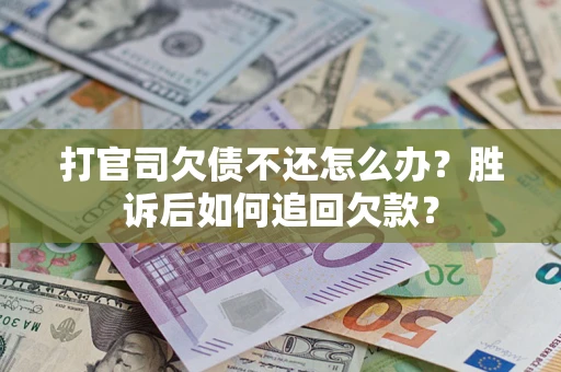 北京打官司欠债不还怎么办？胜诉后如何追回欠款？