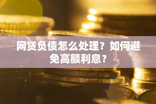 北京网贷负债怎么处理？如何避免高额利息？