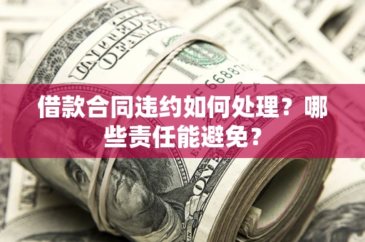 北京借款合同违约如何处理？哪些责任能避免？
