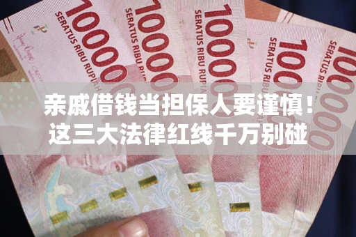 北京亲戚借钱当担保人要谨慎！这三大法律红线千万别碰
