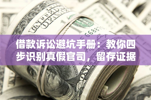 北京借款诉讼避坑手册：教你四步识别真假官司，留存证据不踩雷