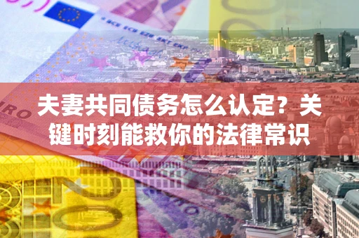 北京夫妻共同债务怎么认定？关键时刻能救你的法律常识